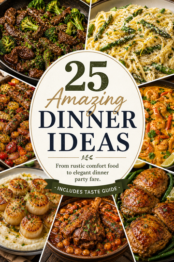 25 Amazing Dinner Ideas