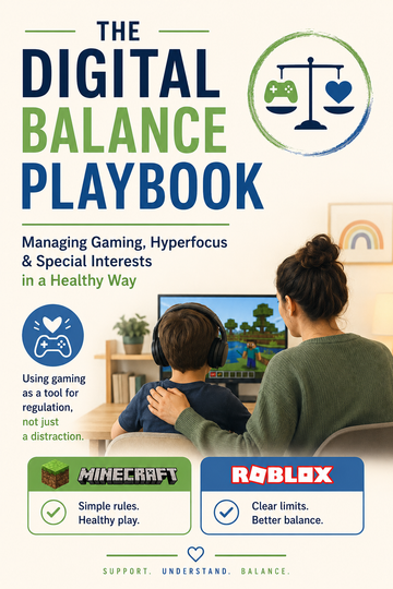 The Digital Balance Playbook: Managing Gaming, Hyperfocus & Special Interest in a Healthy Way
